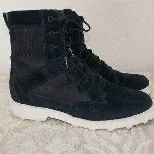 Sorel Caribou OTM Black Suede Nylon Waterproof Tactical Style Boots Womens 10.5